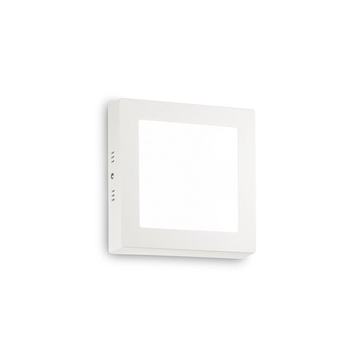 Universal LED 1 Light Indoor Square Small Flush Light White