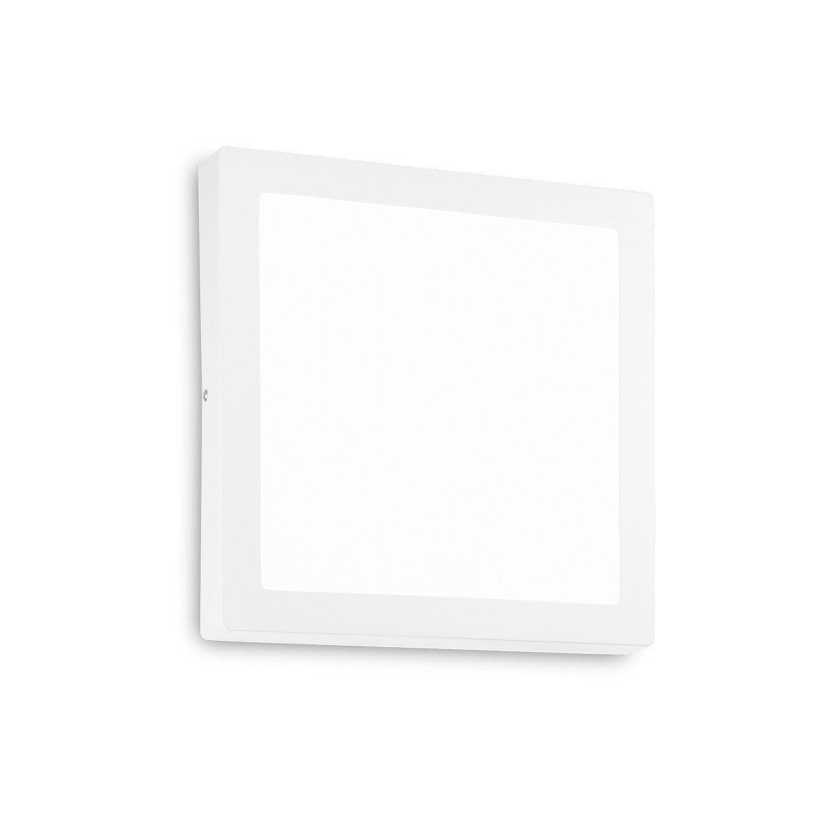 Universal LED 1 Light Indoor Square Large Flush Light White