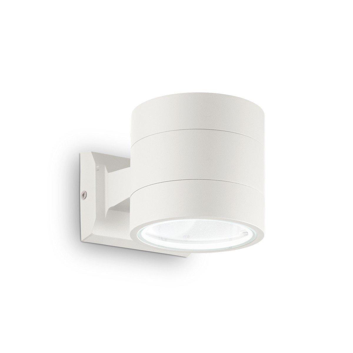 Snif Round 1 Light Outdoor Up Down Wall Light White Putty IP54 G9