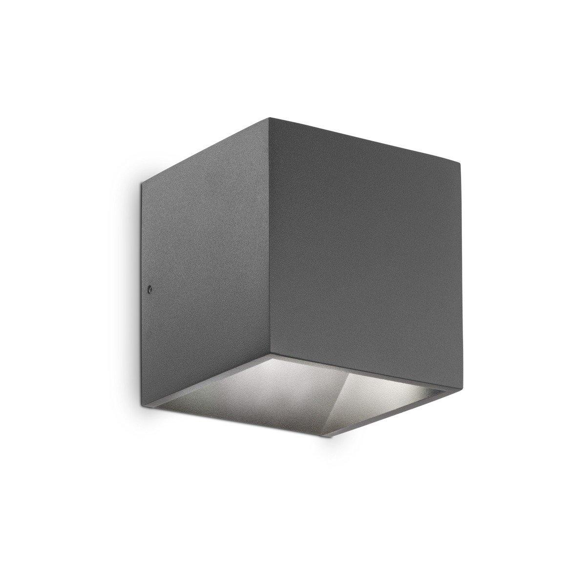 Rubik LED 1 Light Outdoor Up Down Wall Light Anthracite IP44