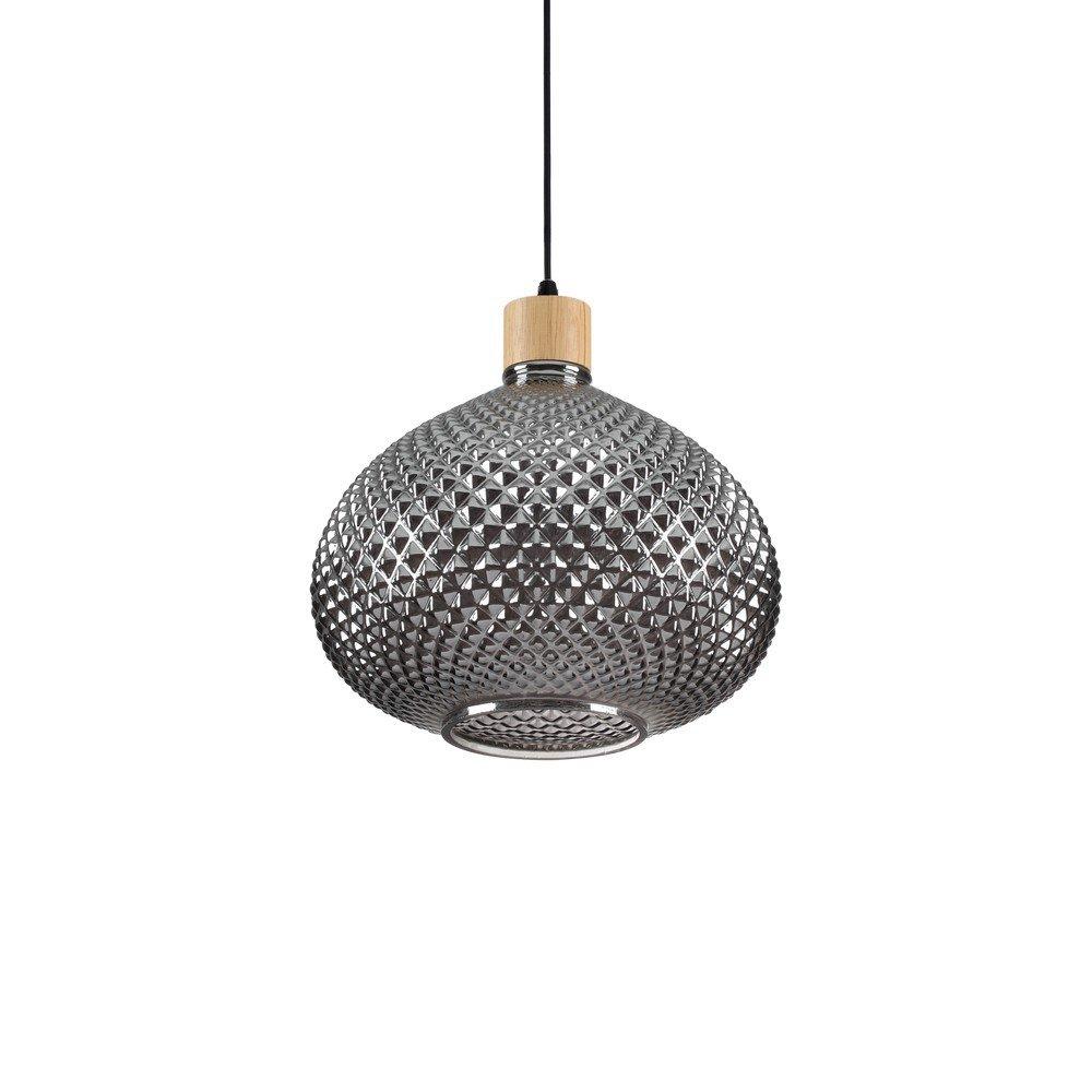 Bergen3 Indoor Dome Ceiling Pendant Lamp 1 Light Grey E27