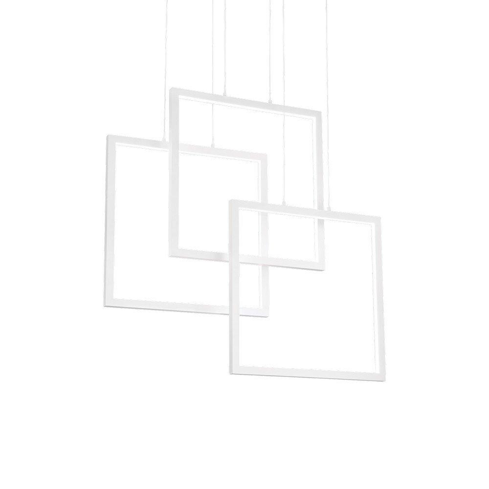 Frame LED Decorative Integrated Pendant Light White 83000K