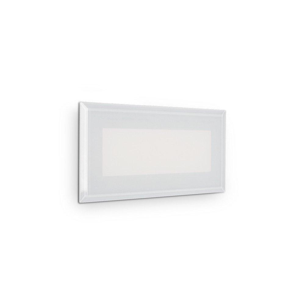 Indio LED Outdoor Recessed Wall Light White IP65 3000K