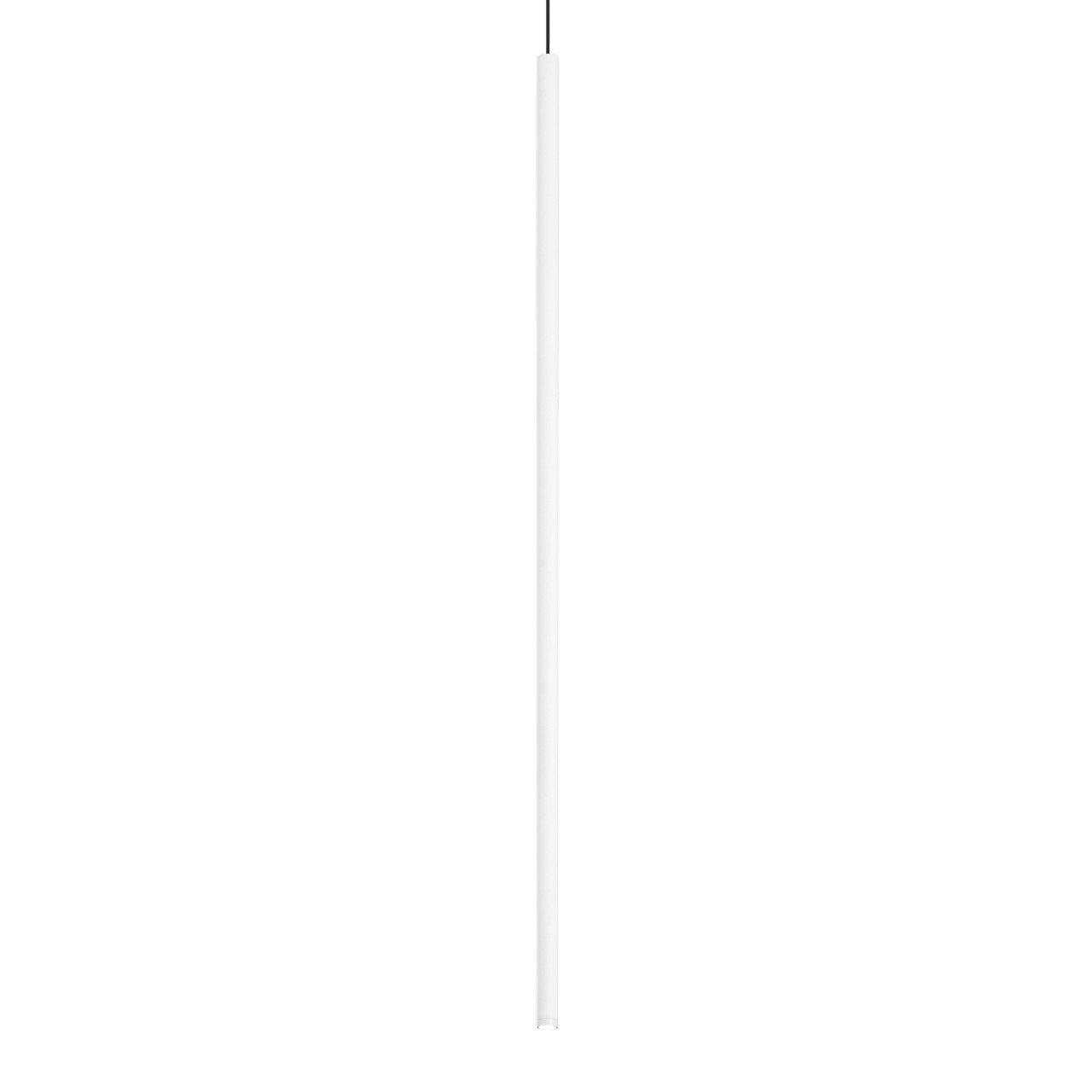 Filo Tall Slim Pendant Ceiling Light White 3000K