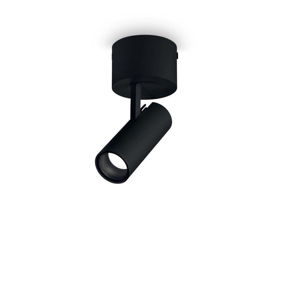 Photos - Floodlight / Street Light Ideal Lux Play LED Decorative Surface Mounted Downlight Black Black 3000K 
