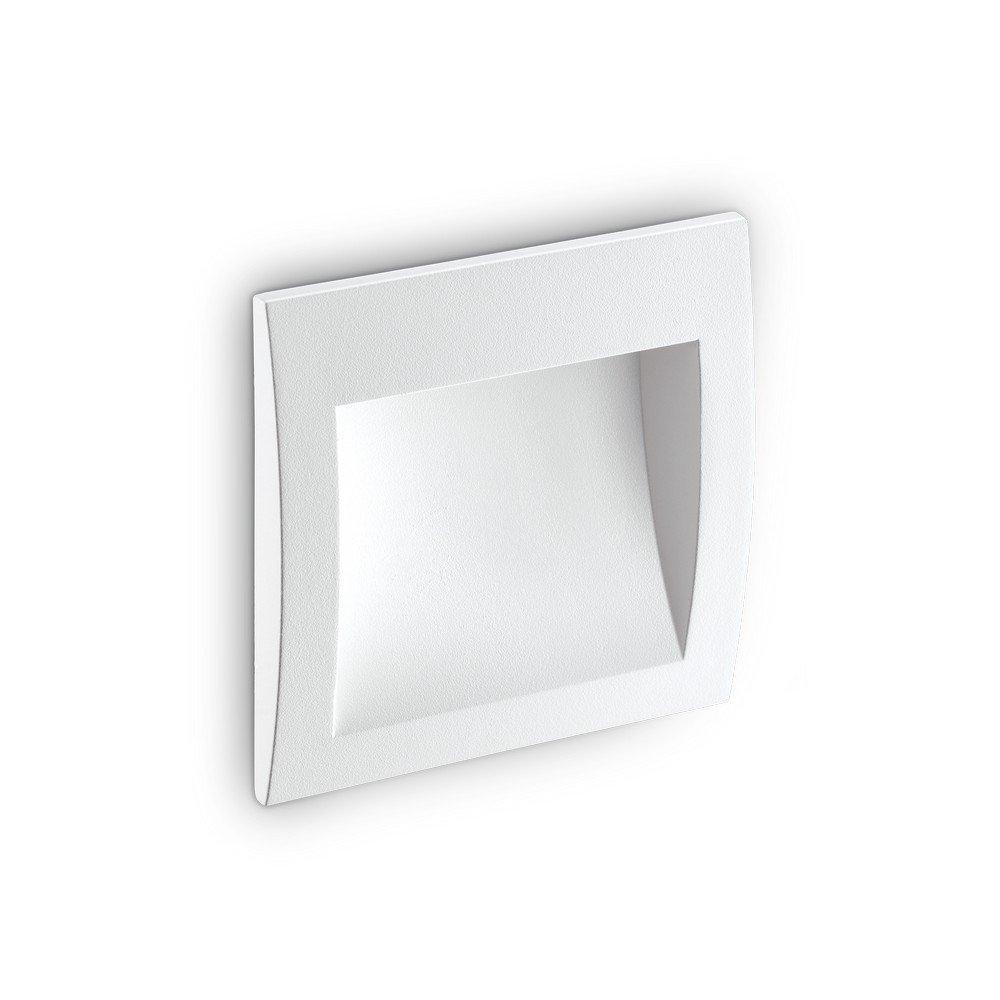 Wire LED Outdoor Square Recessed Wall Light White IP65 3000K