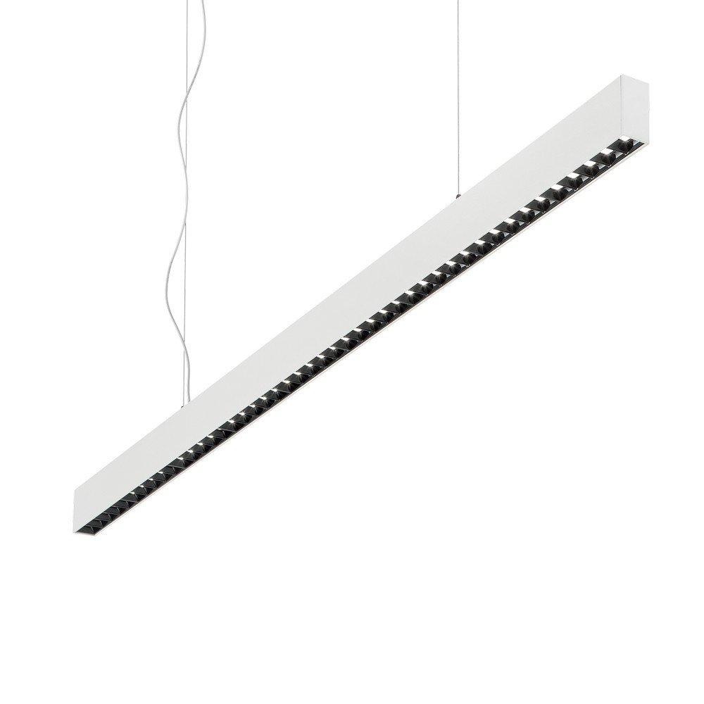 Office LED Decorative Linear Straight Bar Pendant White 3000K