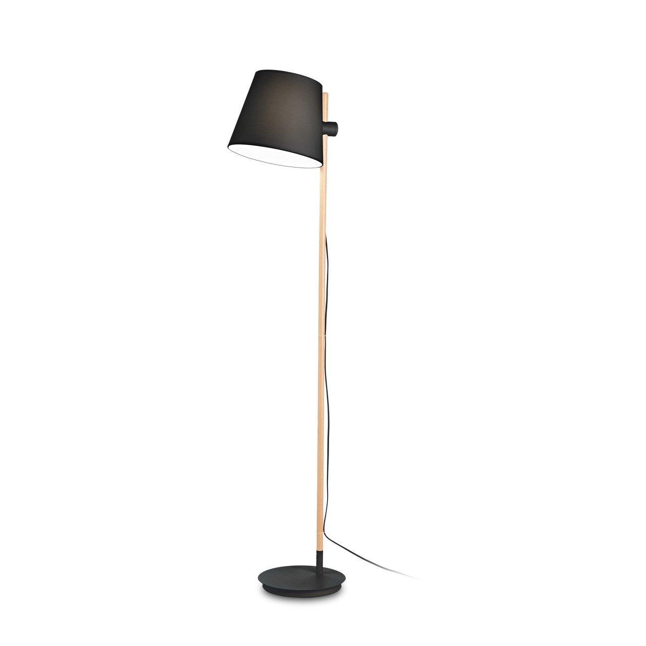 Axel Floor Lamp With Tapered Shade Black