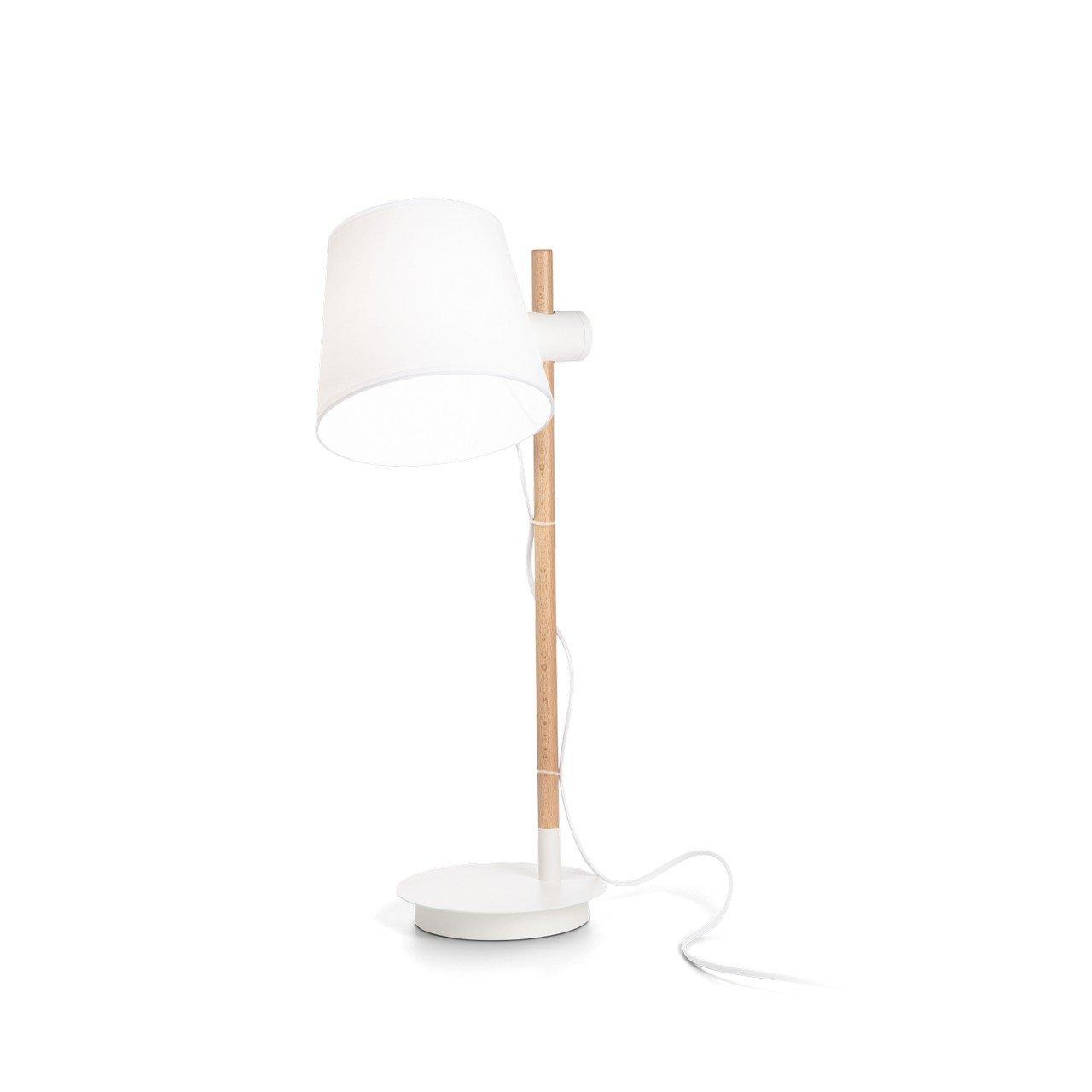Axel Table Lamp With Round Tapered Shade White
