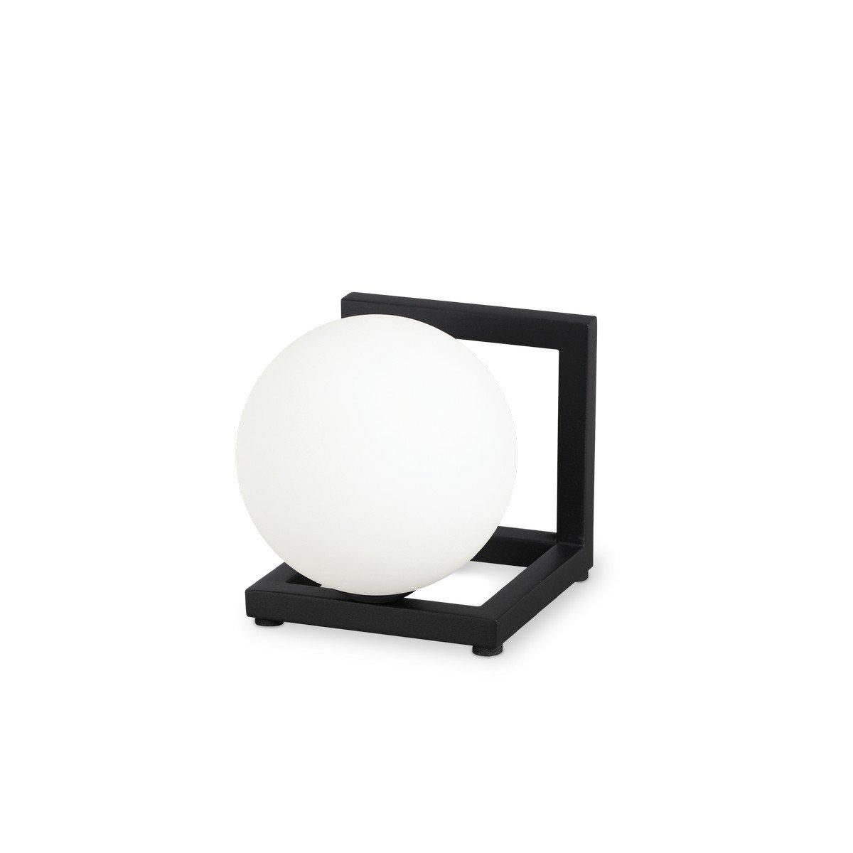 ANGOLO Globe Table Lamp Black InBuilt Switch