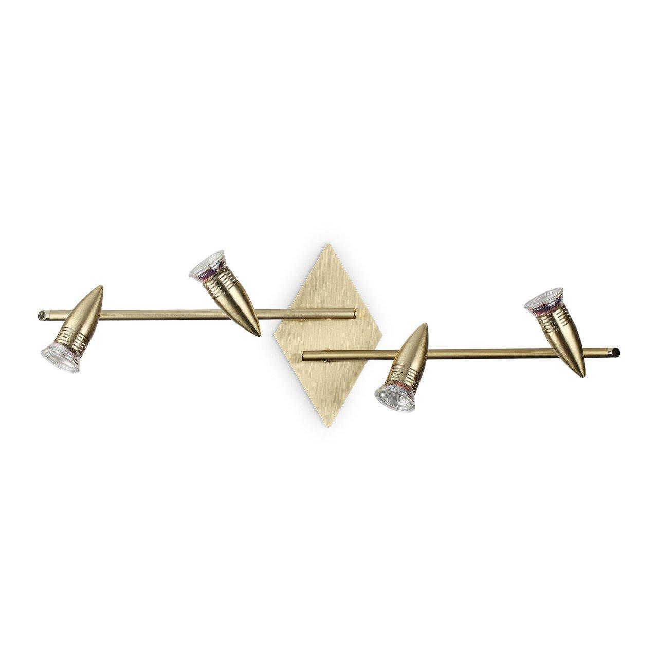 Alfa Adjustable Ceiling Spotlight Bar Brass 72cm