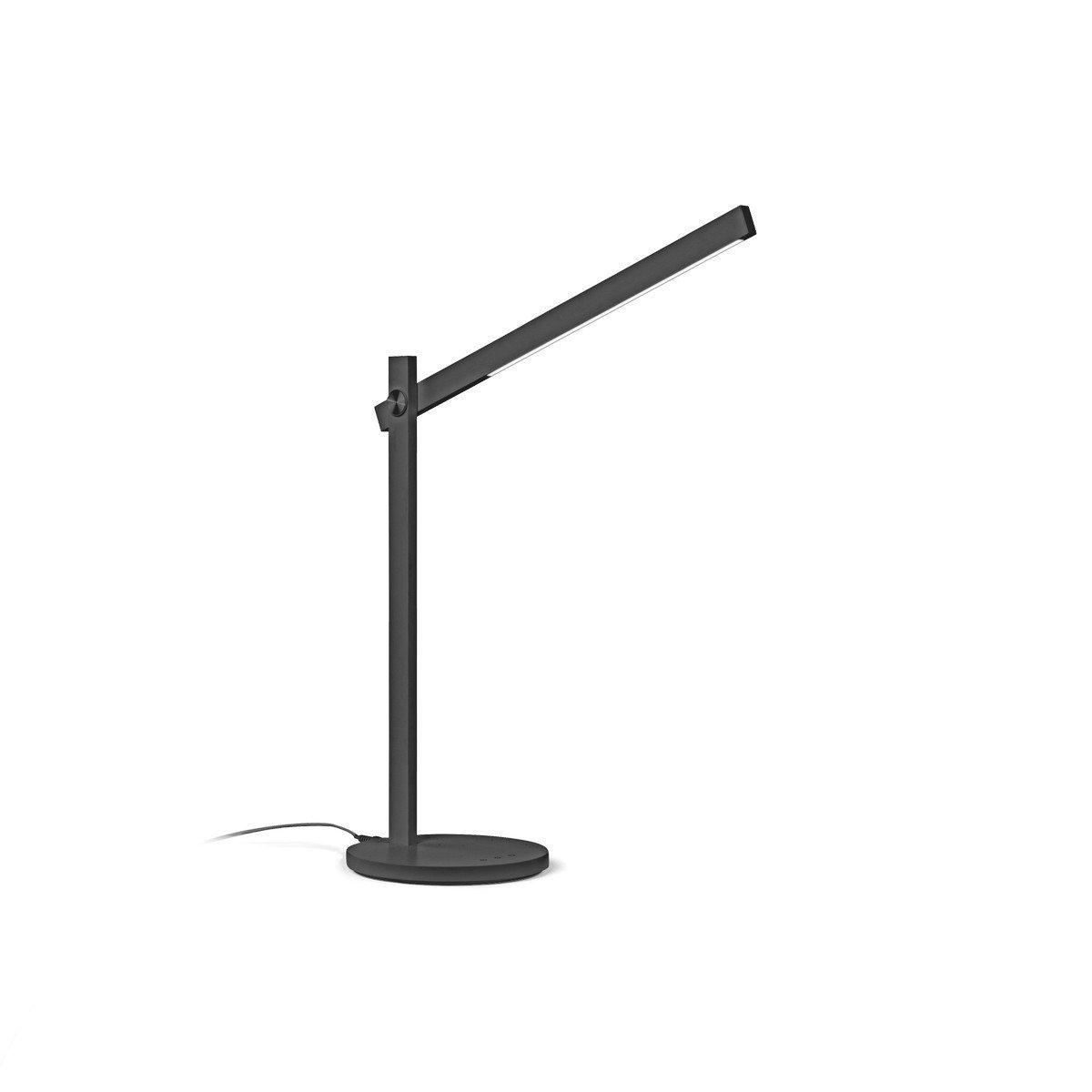 PIVOT Dimmable Integrated LED Table Lamp Black InBuilt Switch 3000K