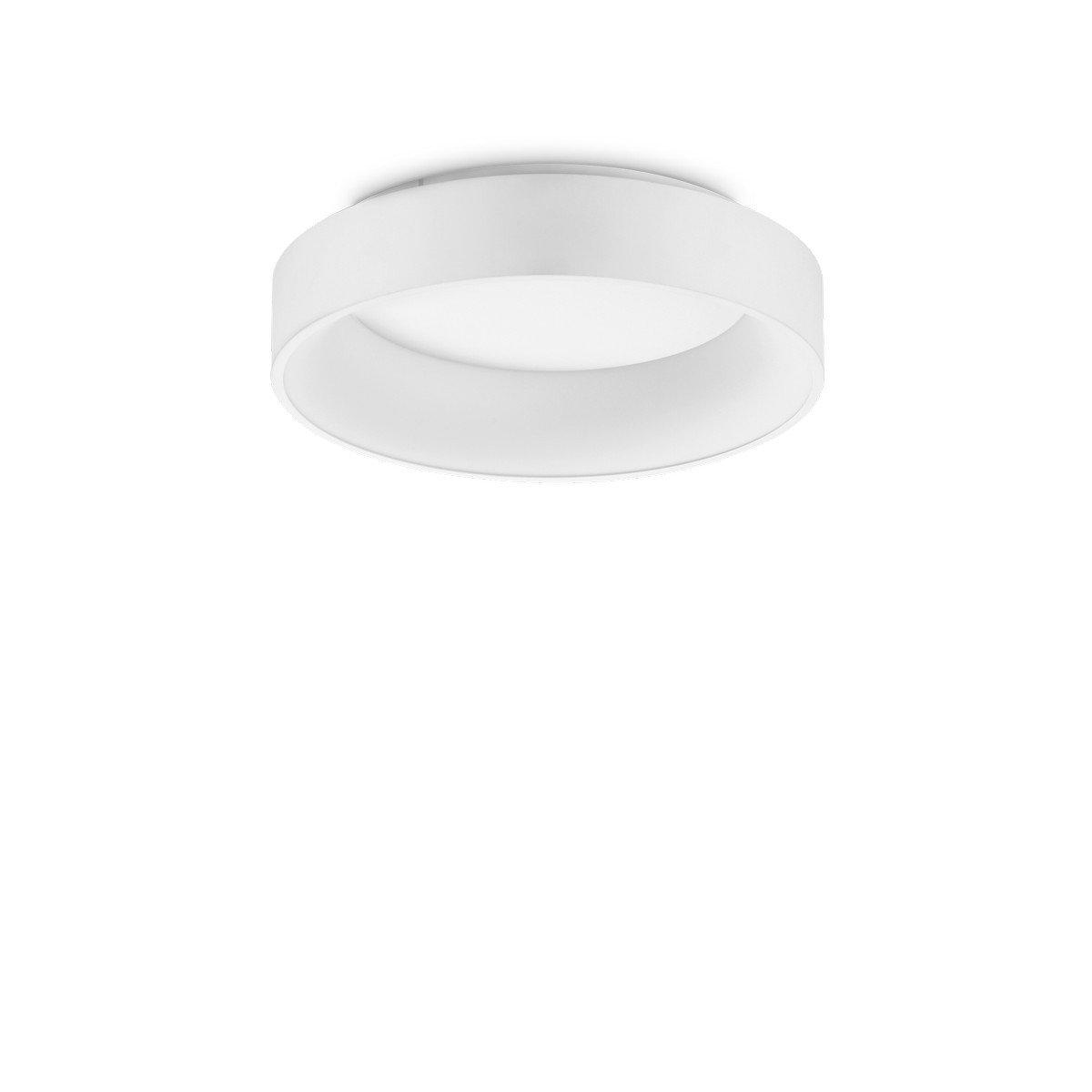 ZIGGY Round 45cm Integrated LED Semi Flush Light White 3000K NonDim
