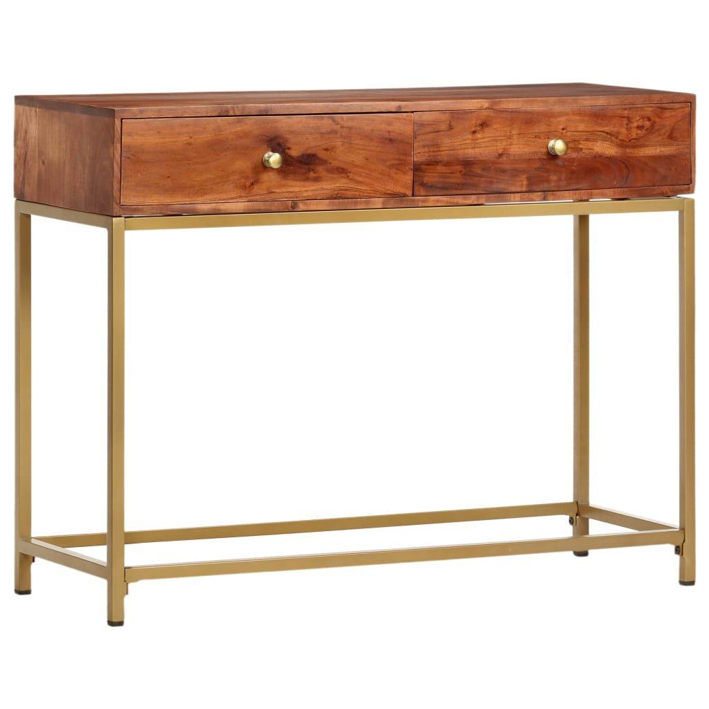 Console Table 100x35x76 cm Solid Acacia Wood
