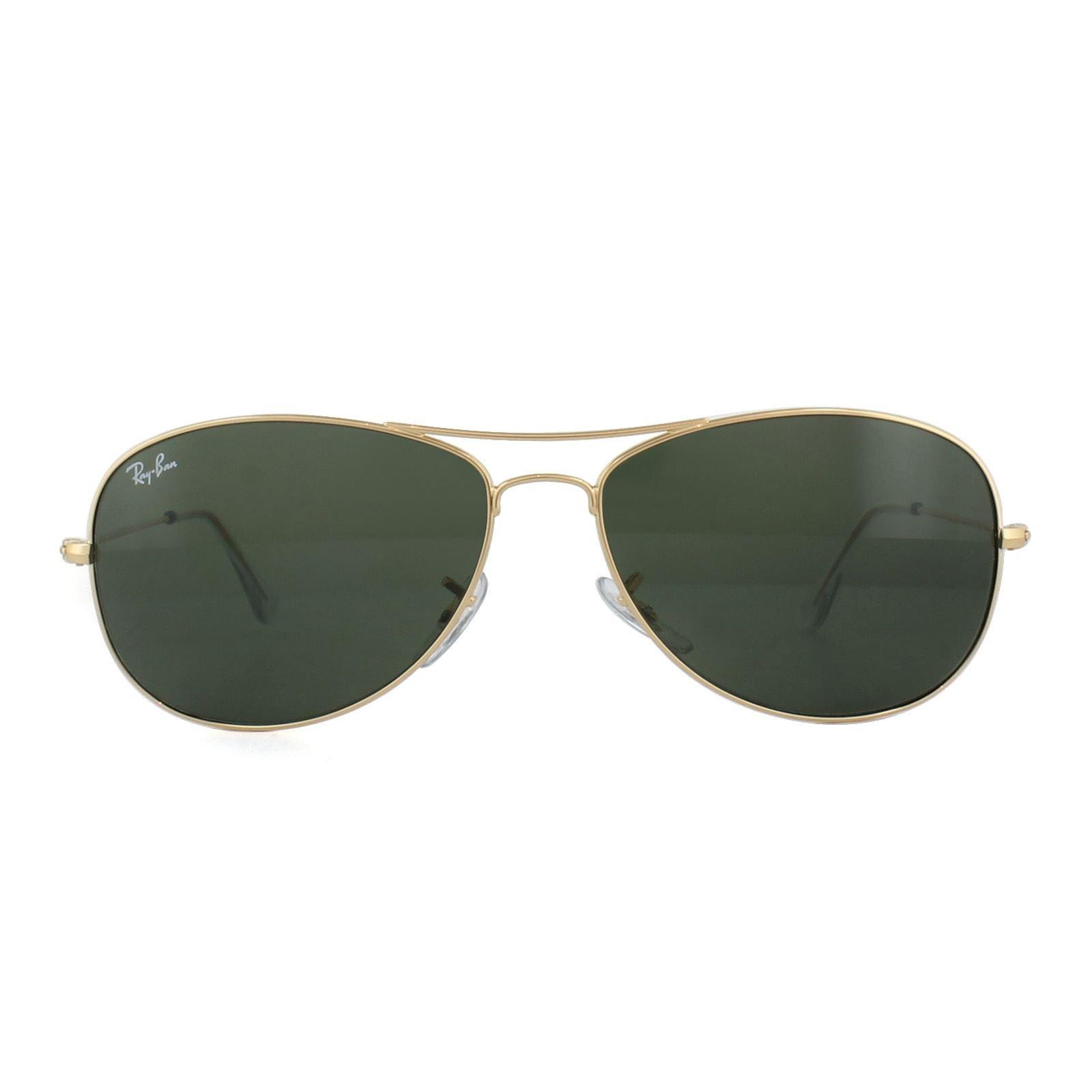 Sunglasses | Aviator Gold Green Sunglasses | Ray-Ban
