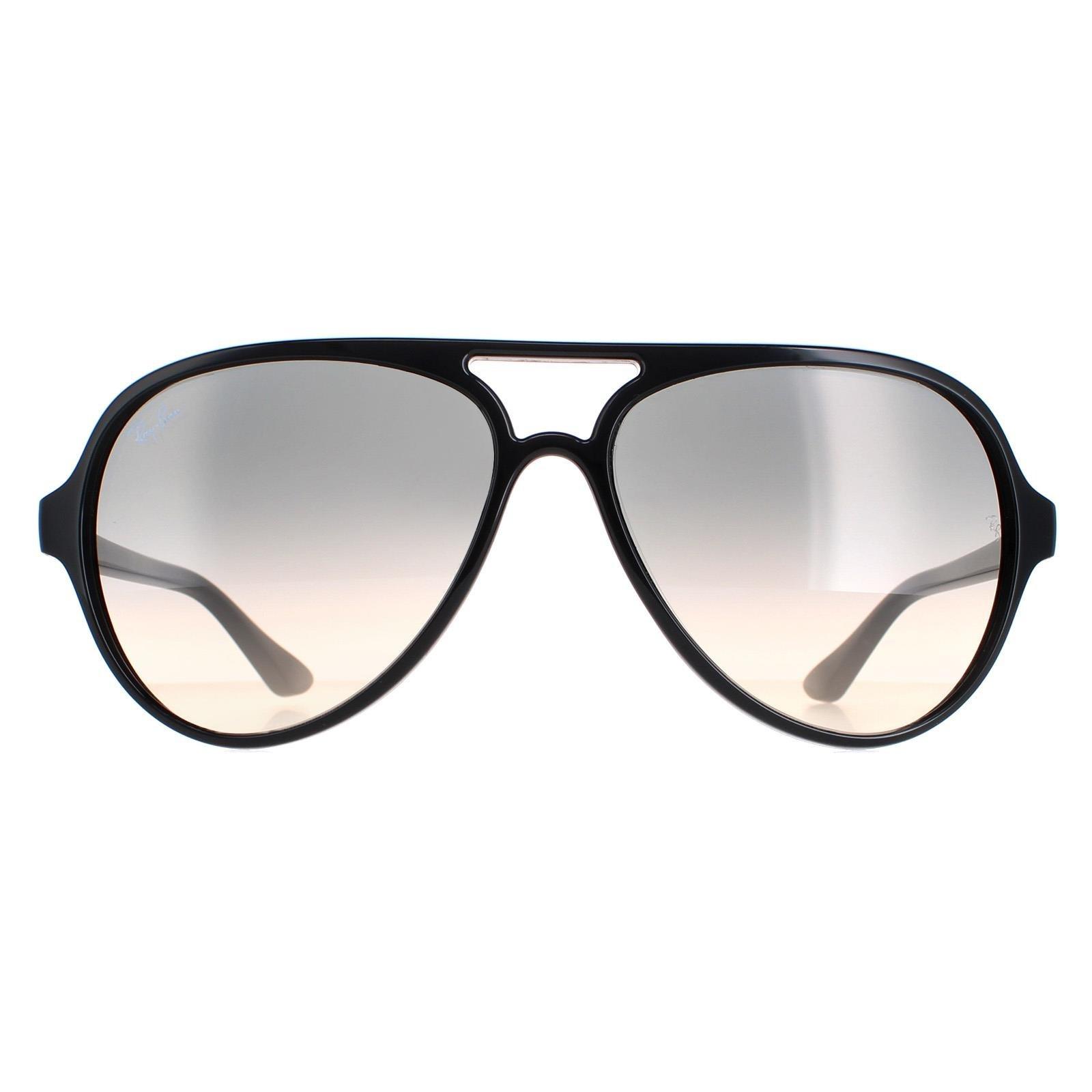 Aviator Black Grey Gradient Sunglasses