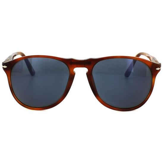 Persol Round Terria di Siena Tortoise Blue Sunglasses 1