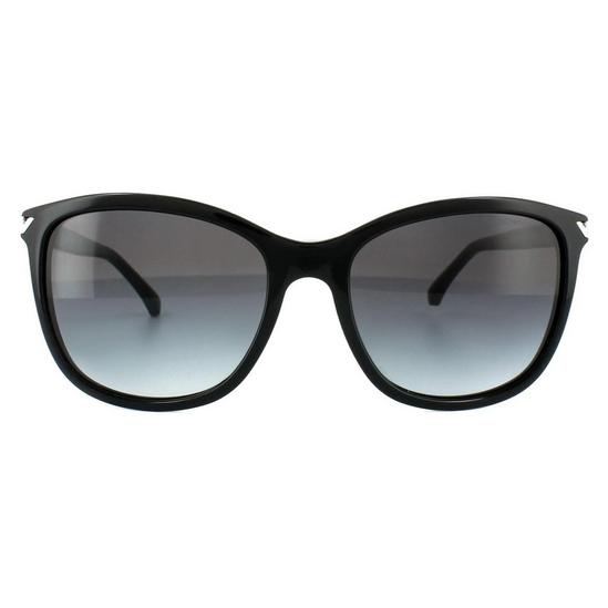 Emporio Armani Rectangle Black Grey Gradient 4060 Sunglasses 1