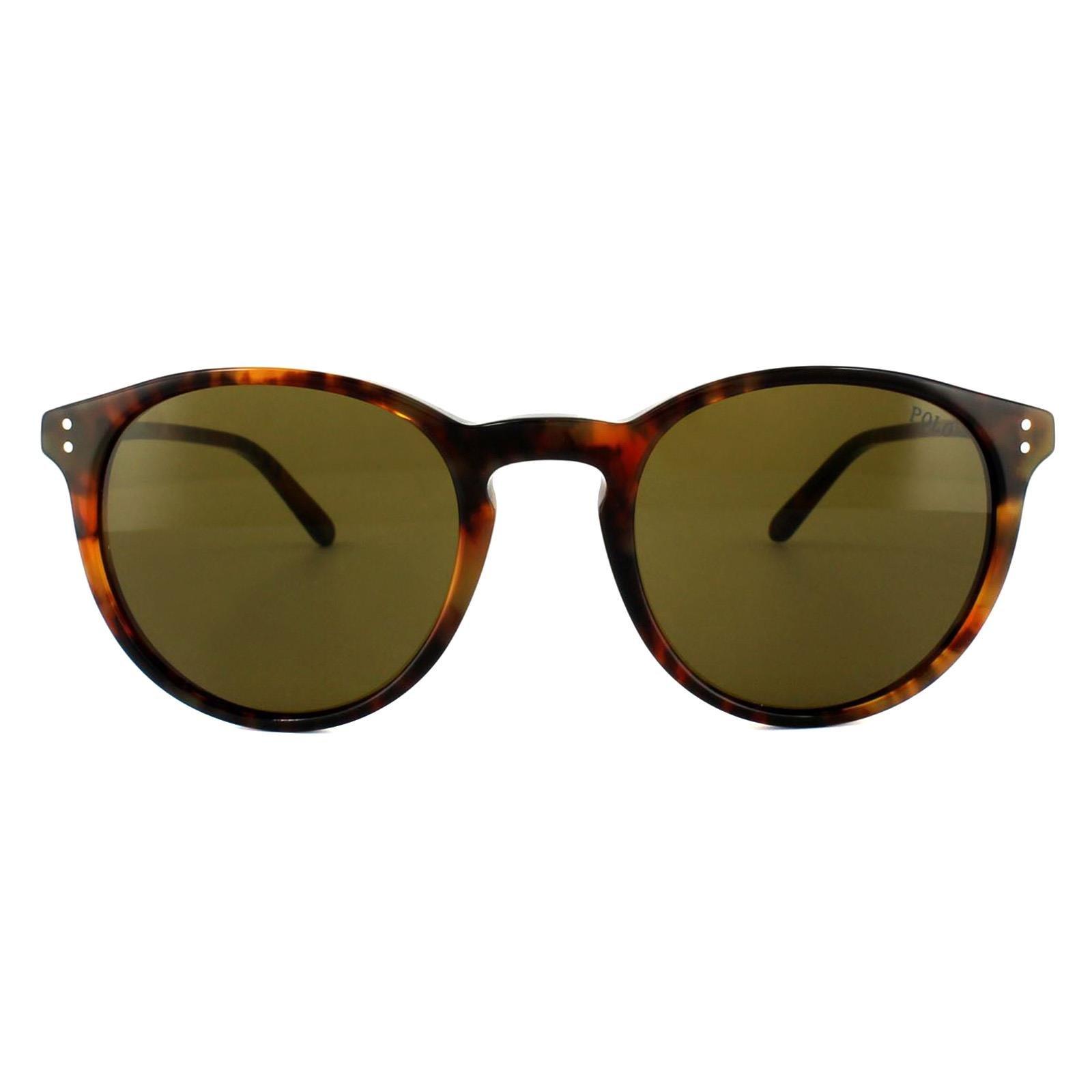 Round Havana Brown Sunglasses
