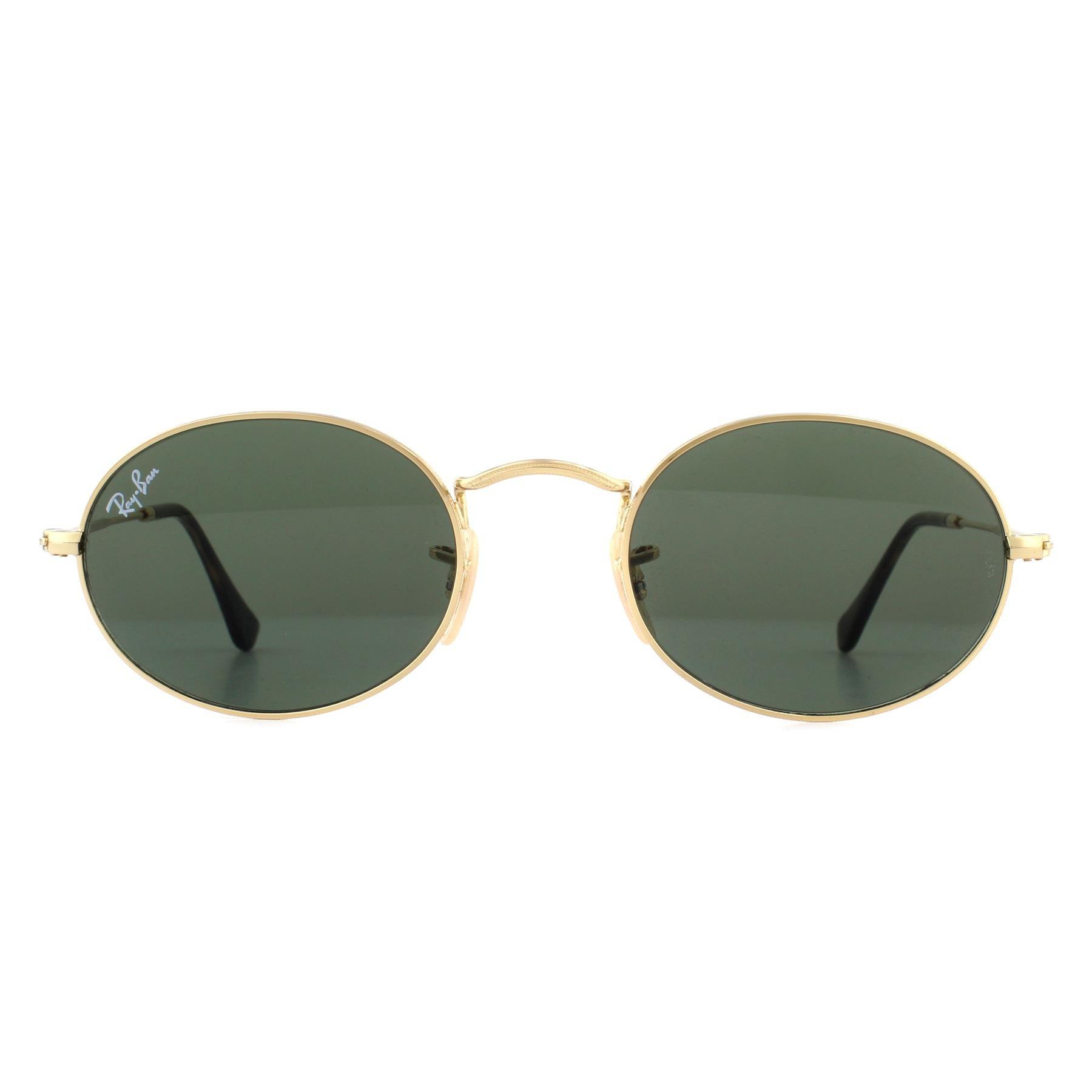 Oval Gold Green G-15 Oval 3547N Sunglasses