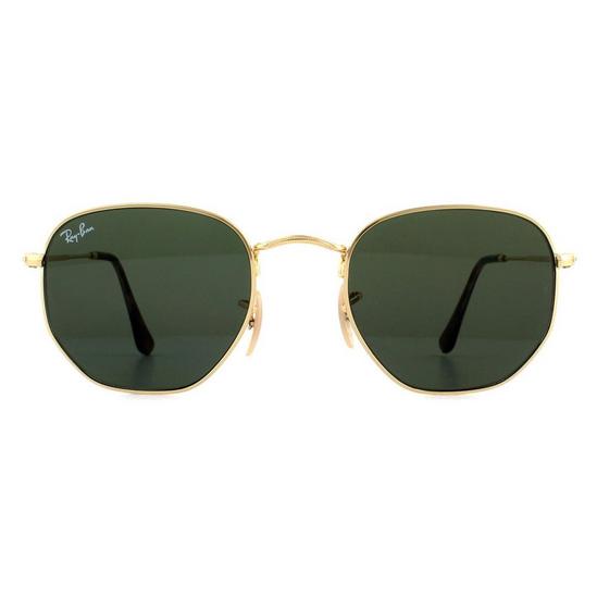 Ray-Ban Square Gold Green G-15 Sunglasses 1