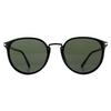 Persol Round Black Green Sunglasses thumbnail 1