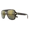 Versace Aviator Dark Havana Dark Grey Mirror Gold Sunglasses thumbnail 2