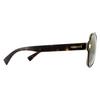 Versace Aviator Dark Havana Dark Grey Mirror Gold Sunglasses thumbnail 4