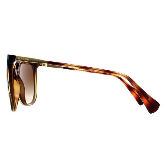 Ralph by Ralph Lauren Fashion Shiny Dark Havana Brown Gradient Sunglasses 3