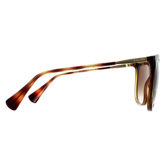 Ralph by Ralph Lauren Fashion Shiny Dark Havana Brown Gradient Sunglasses 4