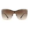 Bvlgari Shield Pale Gold Brown Gradient Sunglasses thumbnail 1