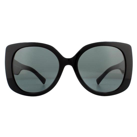 Versace Square Black Dark Grey Sunglasses 1