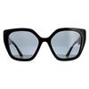 Prada Rectangle Black Grey Polarized PR24XS Sunglasses thumbnail 1