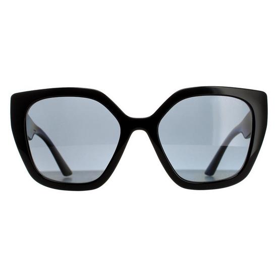 Prada Rectangle Black Grey Polarized PR24XS Sunglasses 1