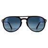 Persol Aviator Black Blue Gradient Polarized Sunglasses thumbnail 1