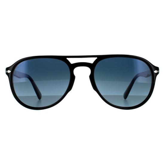Persol Aviator Black Blue Gradient Polarized Sunglasses 1