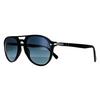 Persol Aviator Black Blue Gradient Polarized Sunglasses thumbnail 2