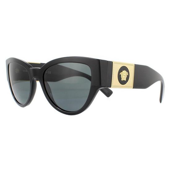 Versace Cat Eye Black Dark Grey VE4398 Sunglasses 2