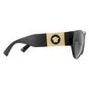 Versace Cat Eye Black Dark Grey VE4398 Sunglasses thumbnail 4