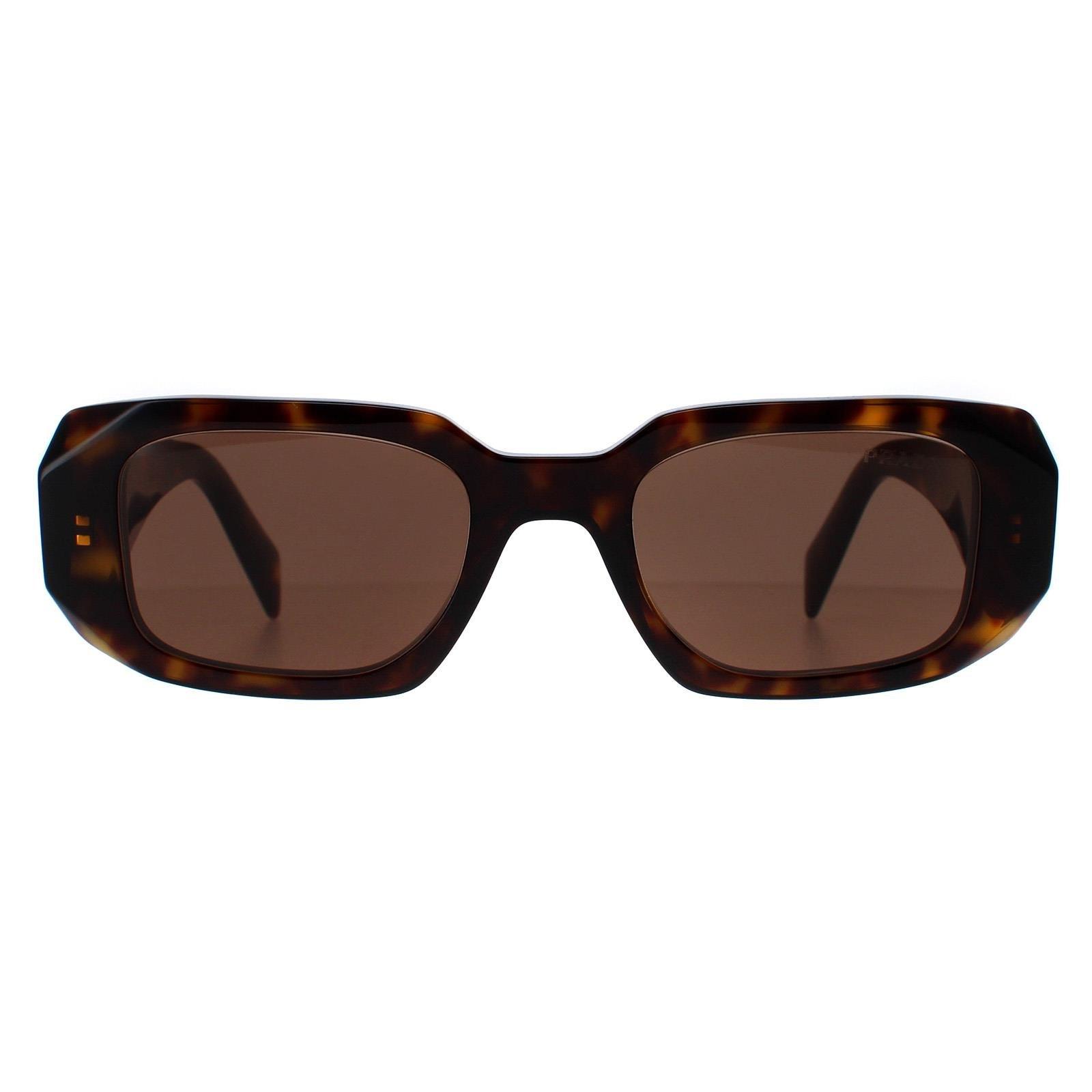 Sunglasses | Rectangle Tortoise Brown PR17WS | Prada