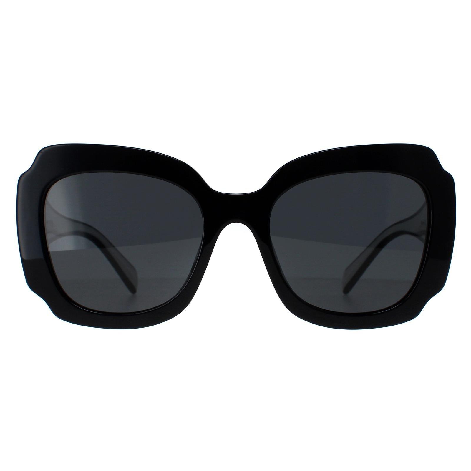 Sunglasses | Square Black and White Dark Grey PR16YS | Prada