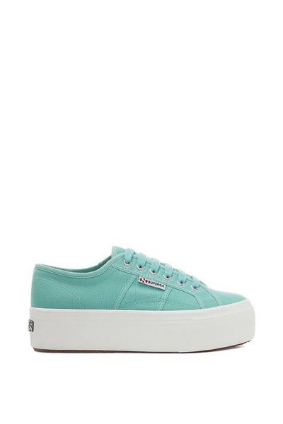 2790 Cotw Linea Up and Down Flatform Canvas Trainers