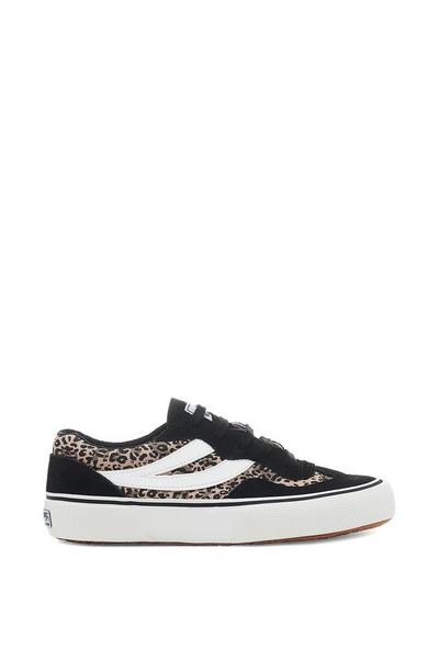 2941 Revolley Microleopard Suede Leather Trainers
