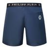 Philipp Plein Branded Waistband Navy Swim Shorts thumbnail 2