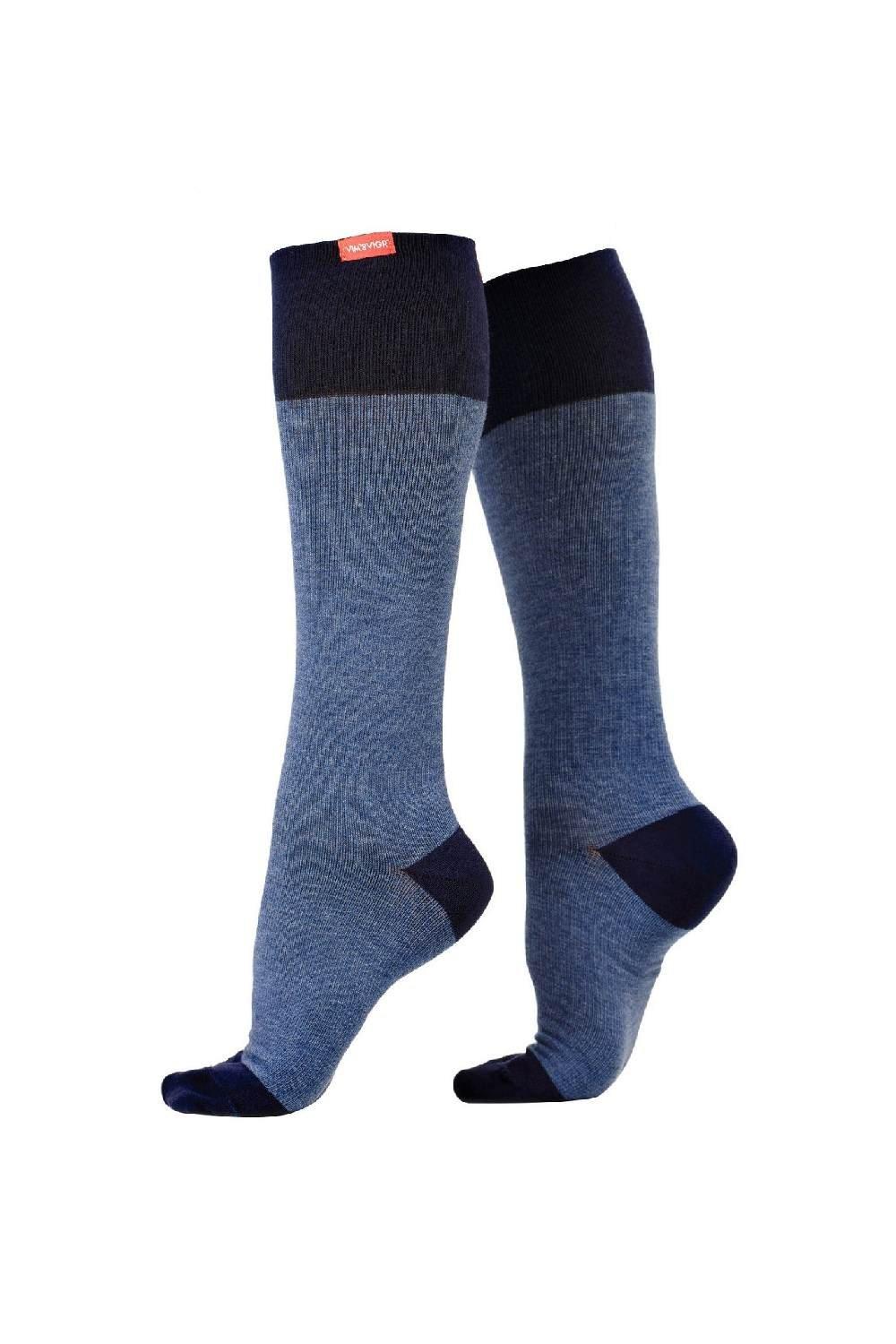 Graduated Compression 15-20 mmhg Cotton Socks for Swollen Legs & DVT