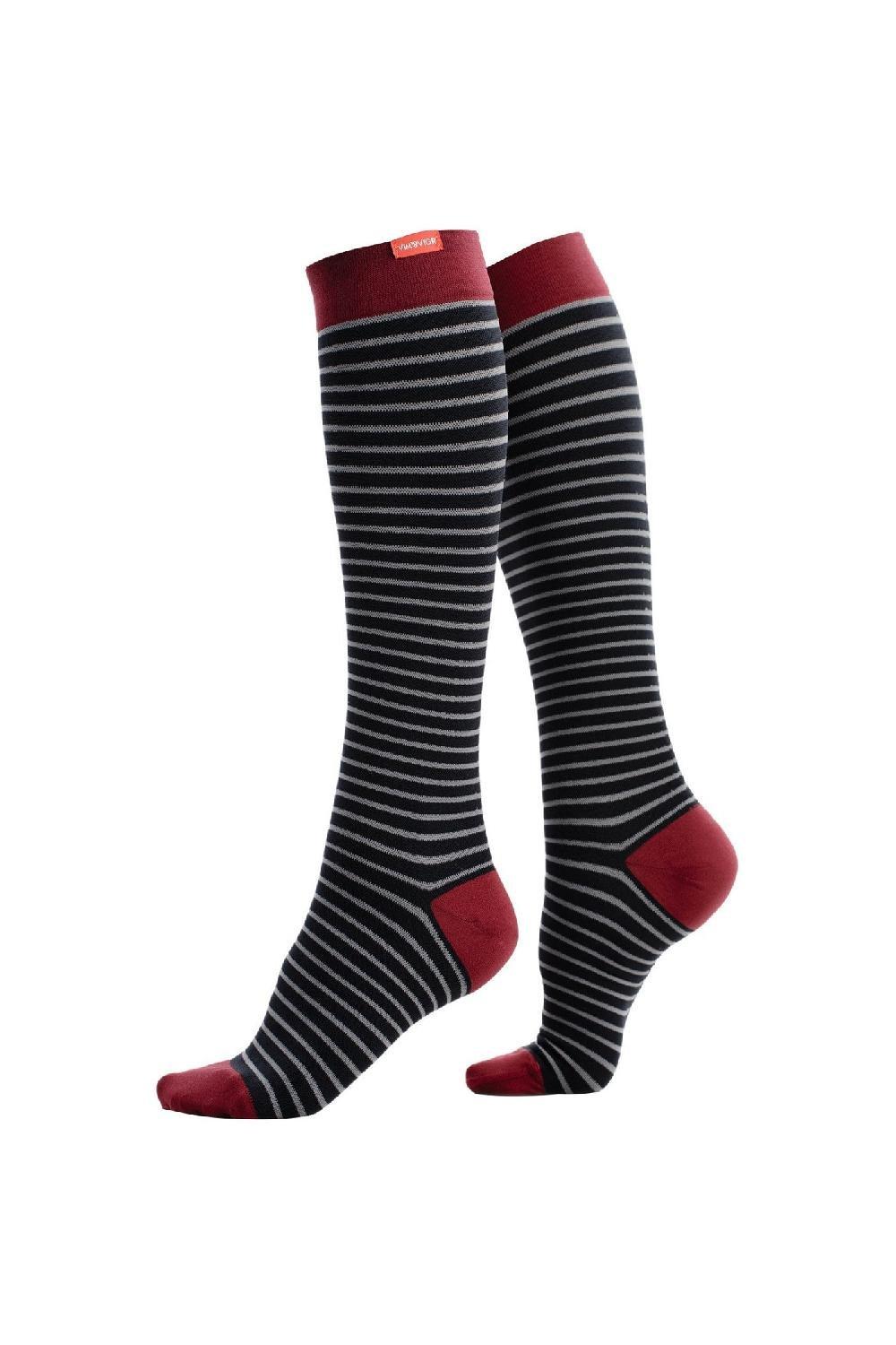 Graduated Compression Socks 30-40 mmhg with Nylon for Swollen Legs
