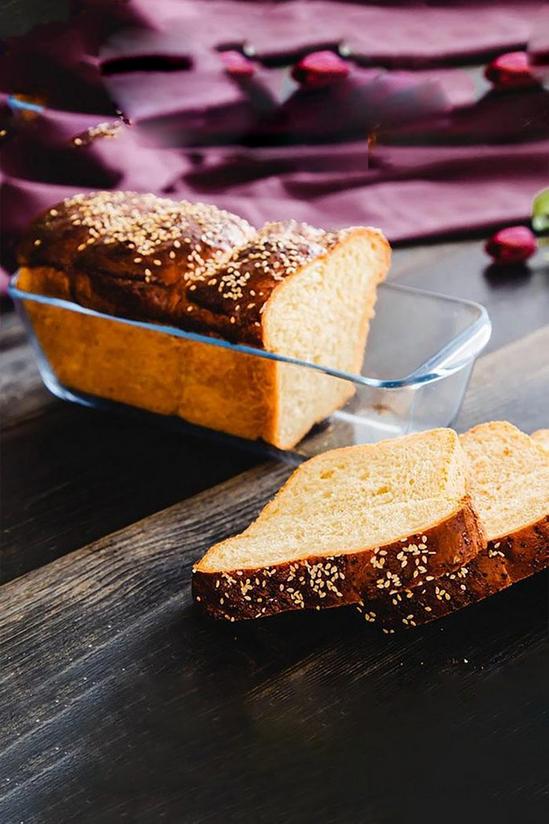Pyrex 'Bake & Enjoy' 2 Piece Glass Loaf Dish Set 3