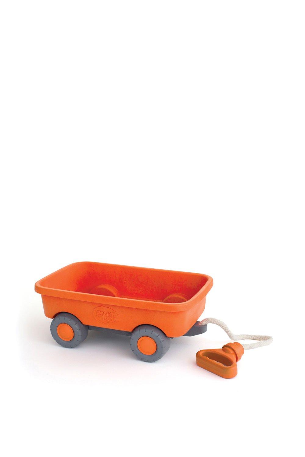 Green Toys Pull Along Wagon|orange
