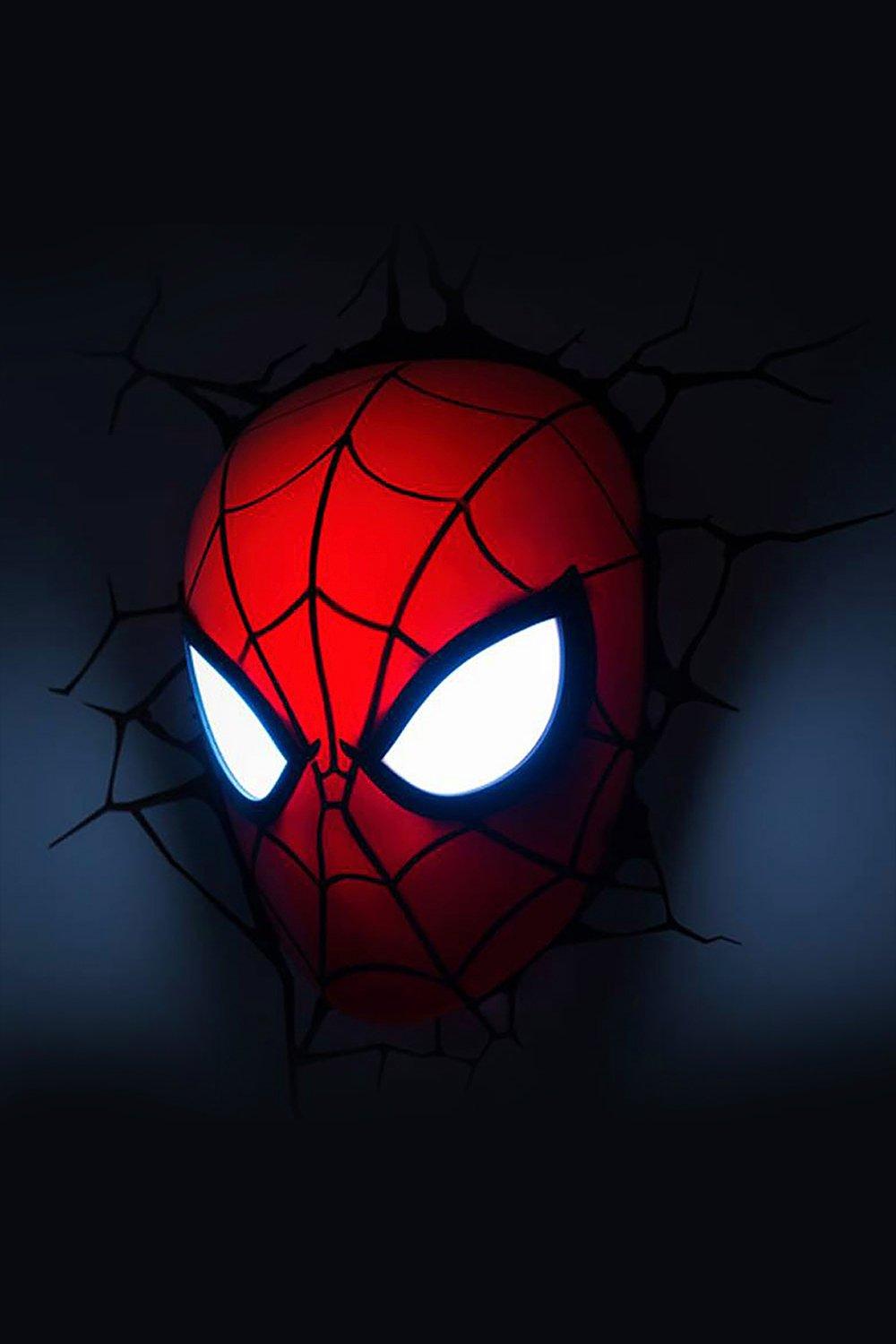 Spiderman Face 3D Deco Light