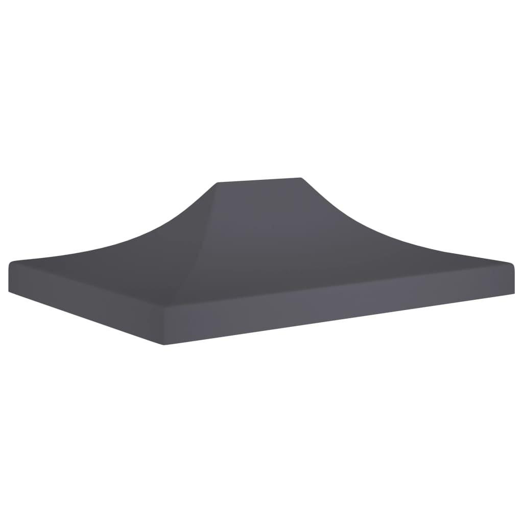 Party Tent Roof 4x3 m Anthracite 270 g/mA2